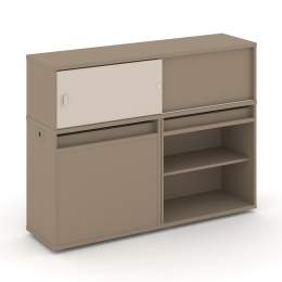 Набор 14 Тумба двойная с надставкой ES.NB.2N-14